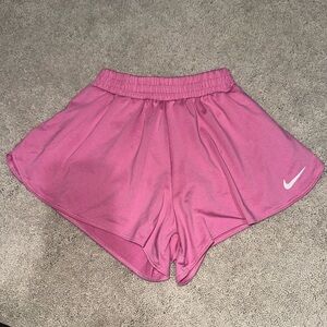 Nike Girls Dri-Fit Light Pink Butterfly Style Soft Athletic Shorts